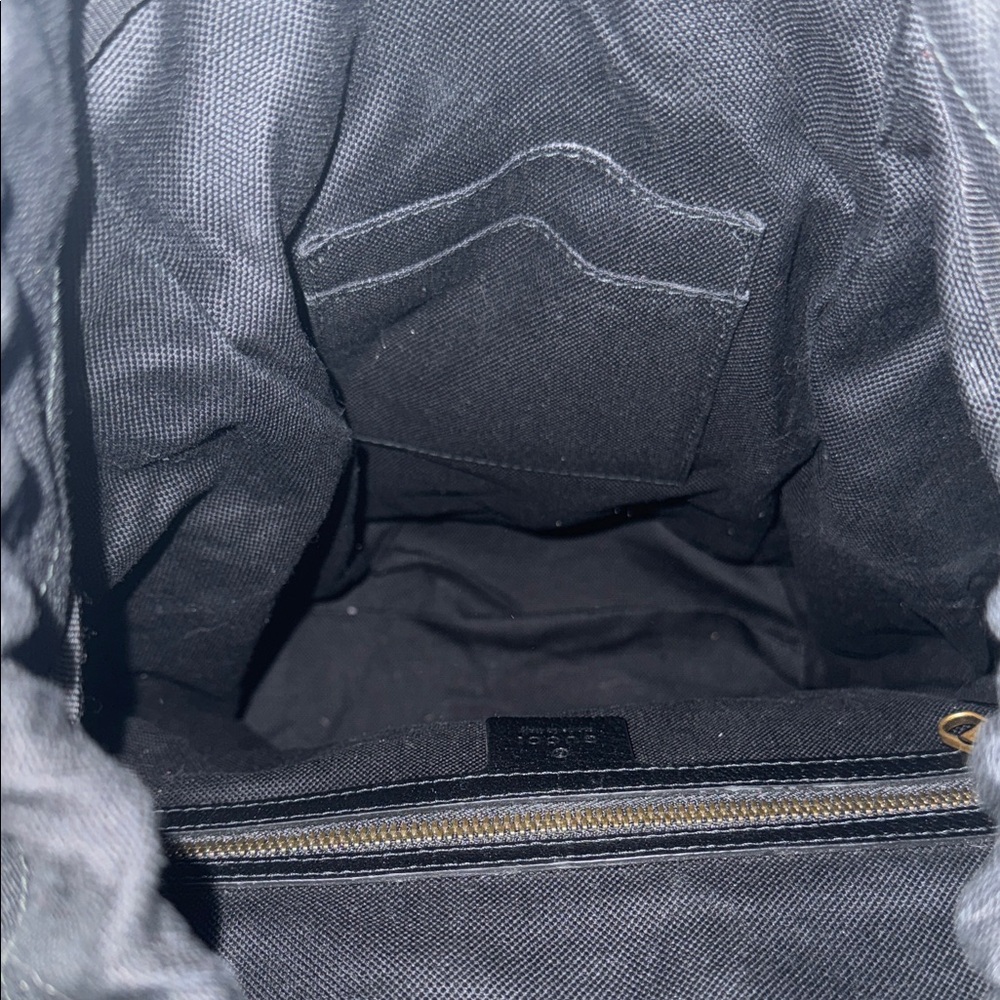 Gucci Tan and Black Logo Backpack - Picture 4 of 6